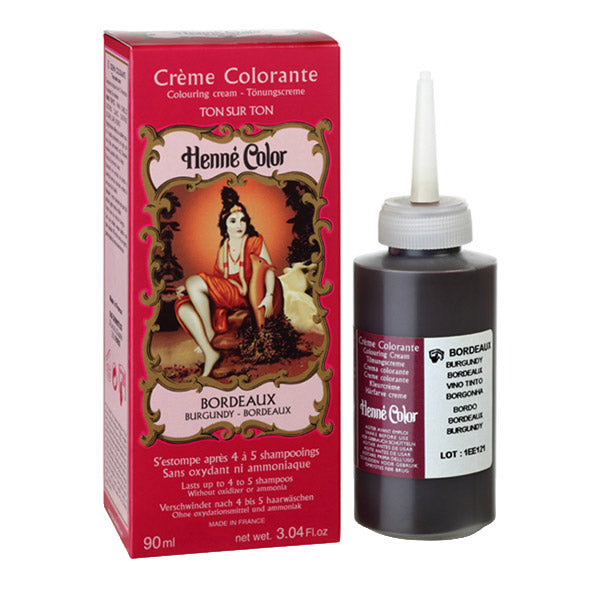 Crème Colorante Bordeaux Henné Color - 90 ml