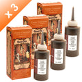 Lot de 3 Crèmes Colorantes Cuivre Henné Color - 90 ml