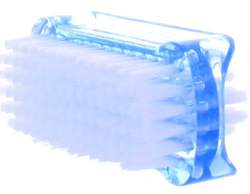 Brosse à ongles double face - Bleu