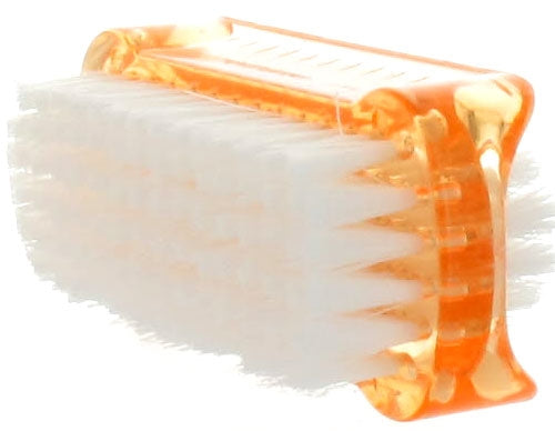 Brosse à ongles double face - Orange