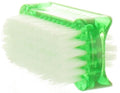 Brosse à ongles double face - Verte