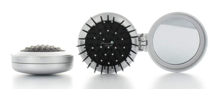 Brosse pliante avec miroir