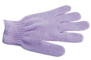 Gant de gommage 5 doigts - Violet