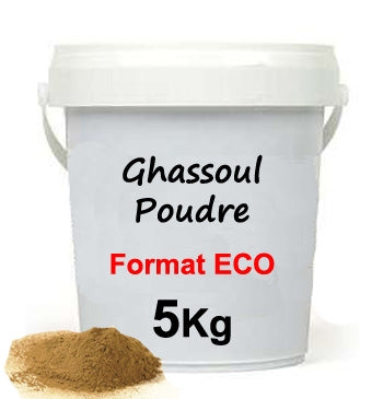 Ghassoul (Rhassoul) en poudre - 5 Kg