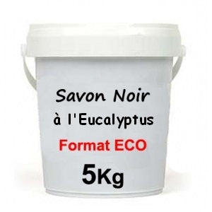 Savon Noir à l'Eucalyptus 5 KG- JARDIN D'OLEANE