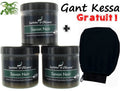 Lot de 3 Savons Noir Eucalyptus 250gr + 1 gant Kessa GRATUIT